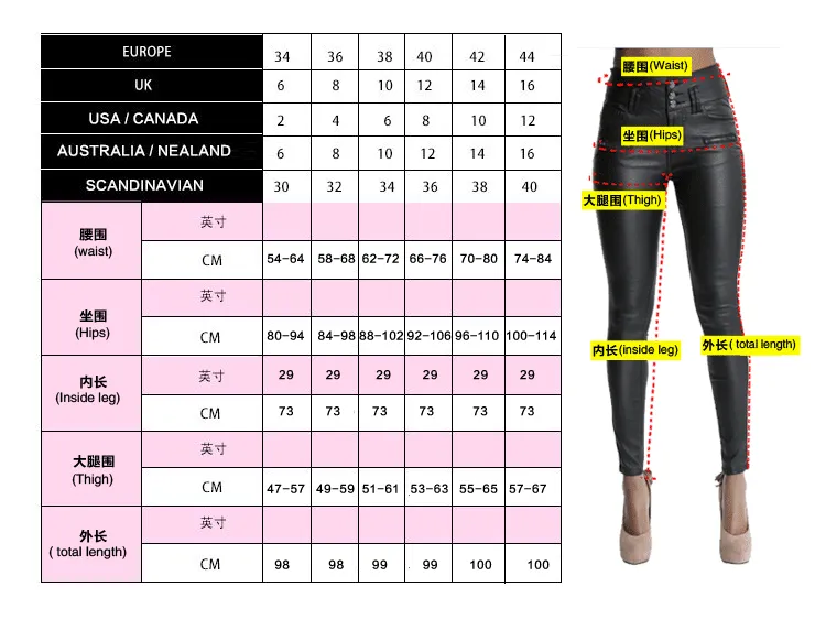 High Waist Buttons Decorate Pocket Long Skinny Jeans