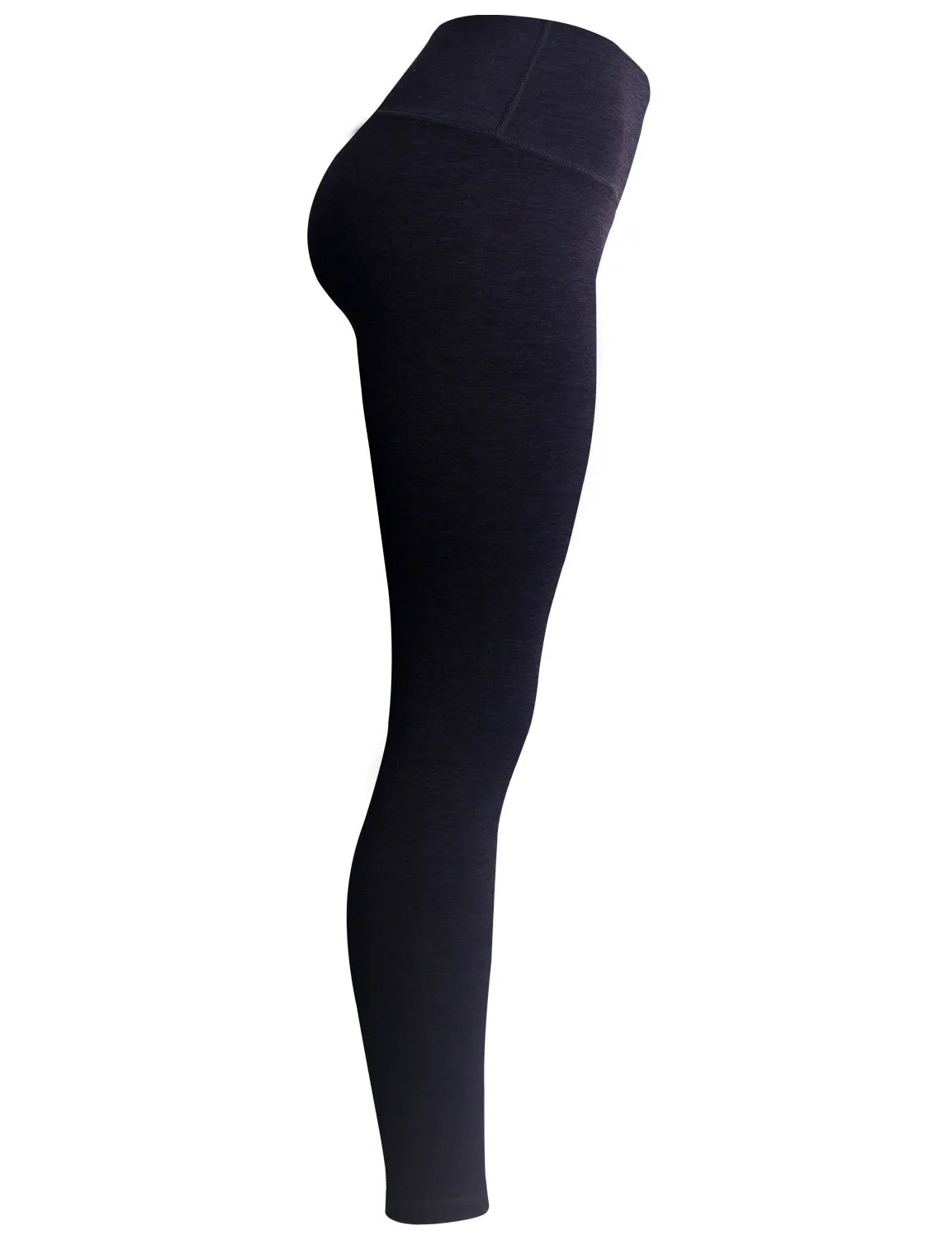 High Waist Jogging Pants heatherdarknavy_Jogging