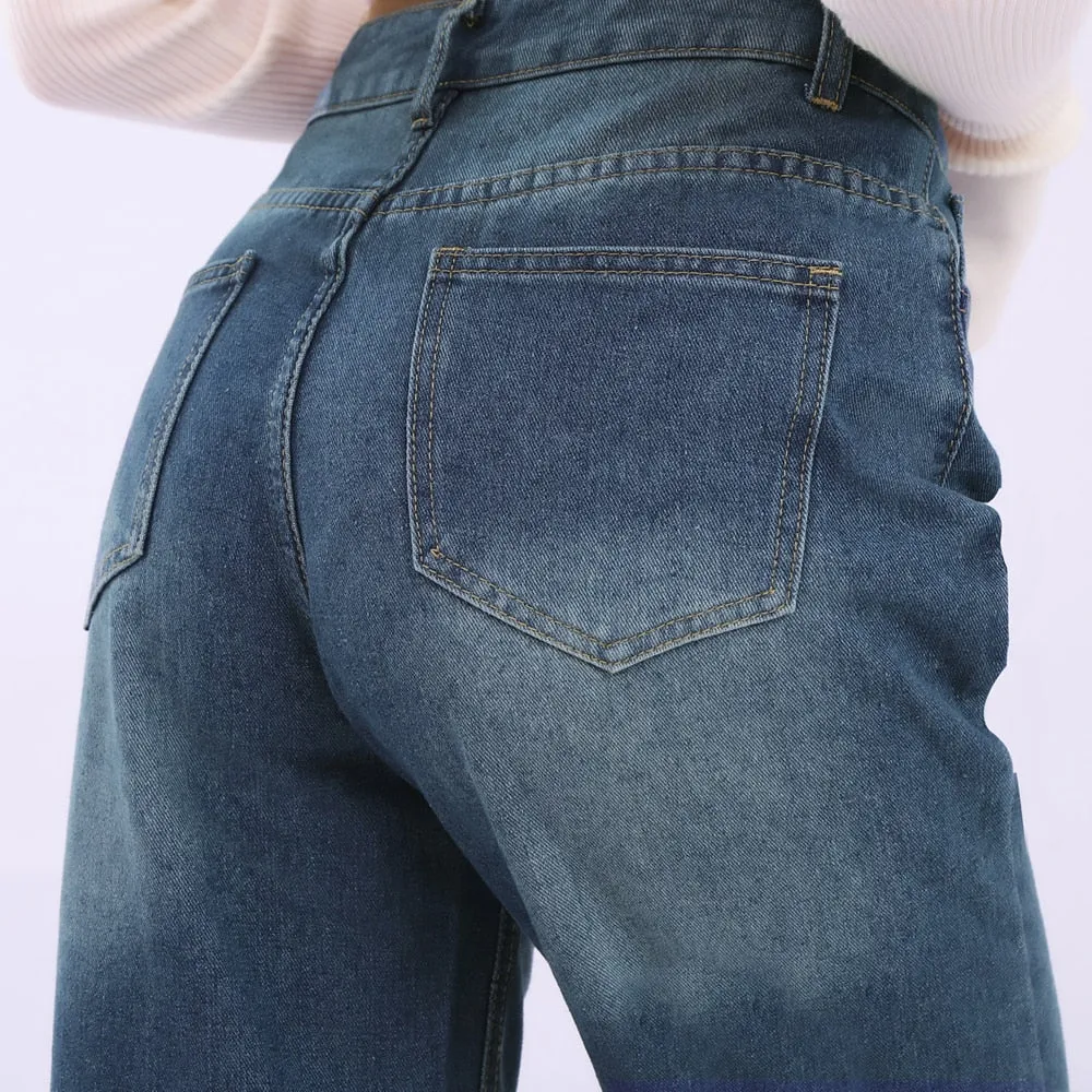 High Waist Wide Leg Jeans