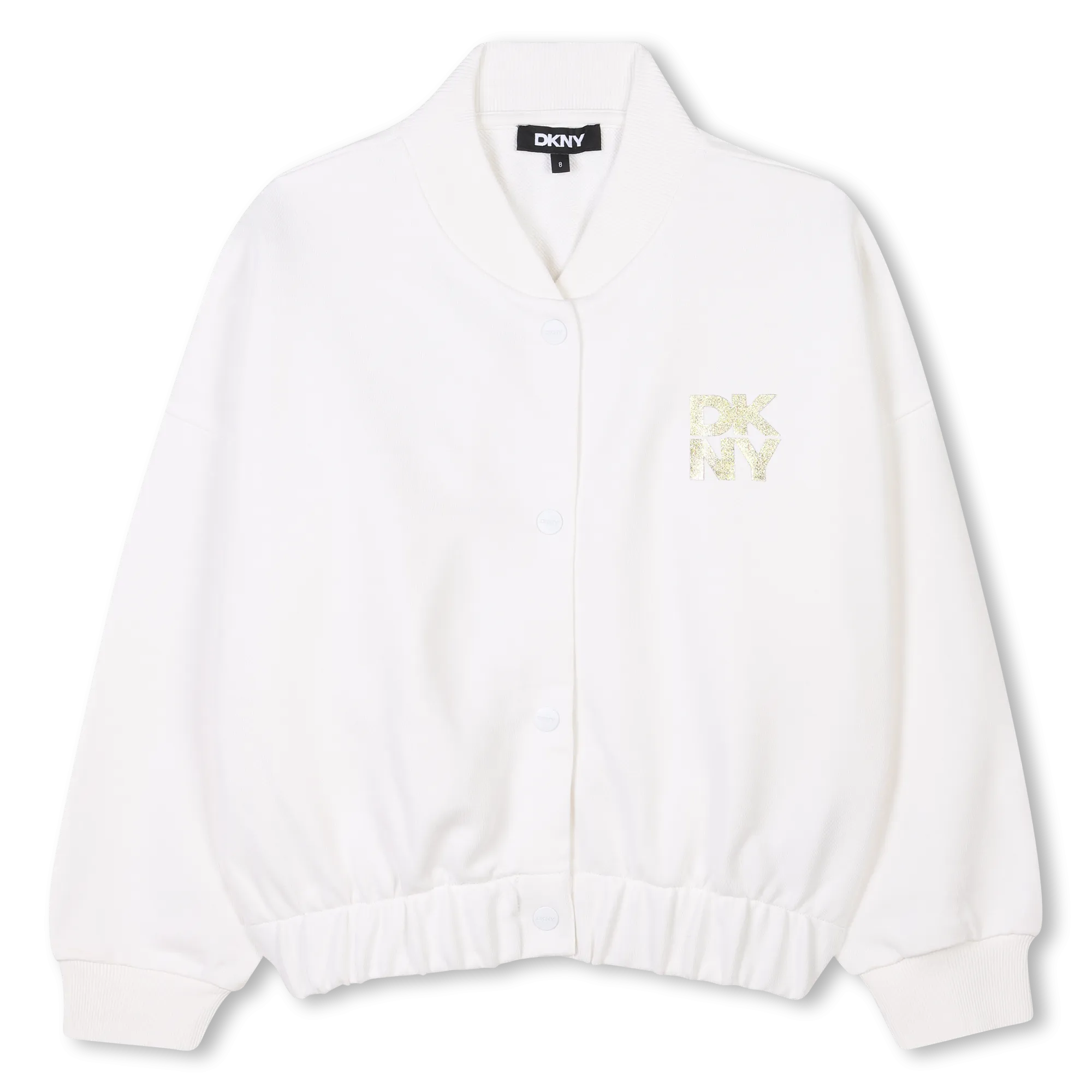 jacket knit logo bomber - off white-117