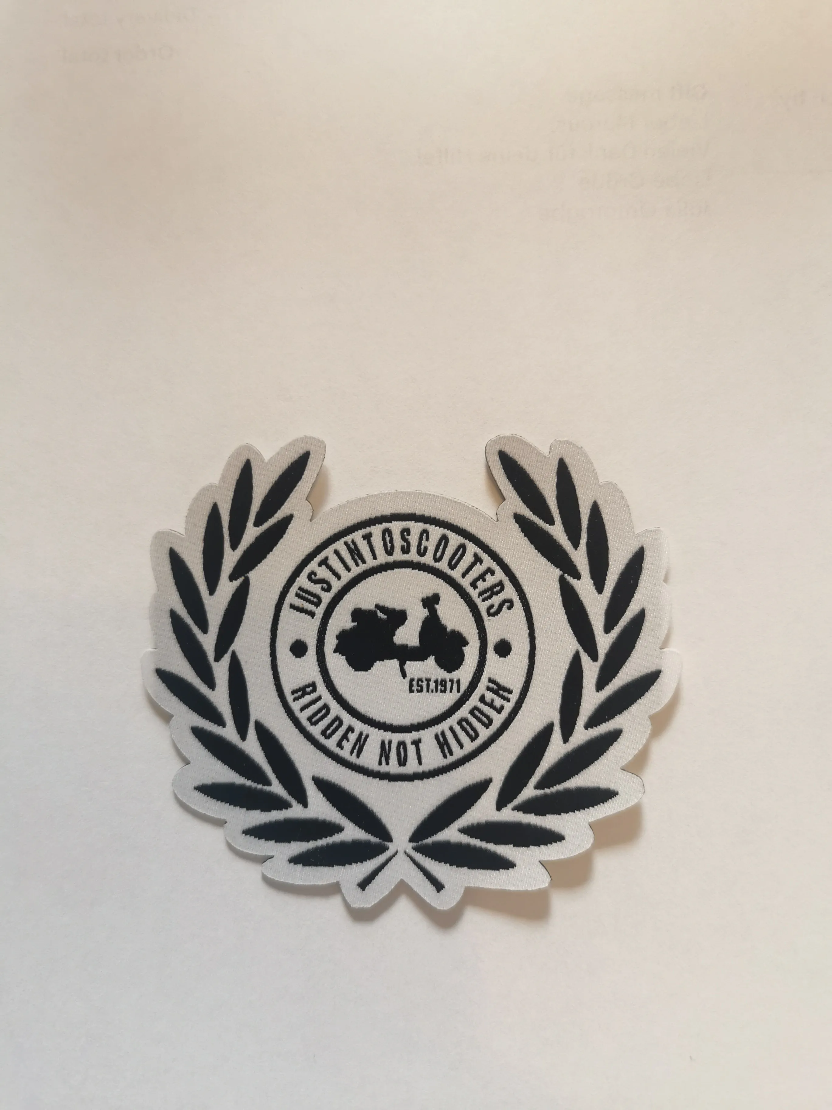 JUSTINTOSCOOTERS LOGO PATCHES