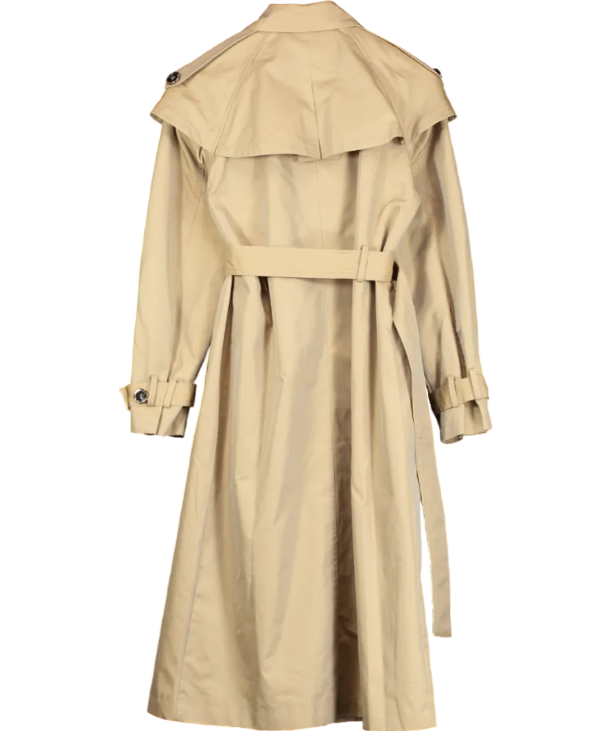 Karen Millen Beige Tailored Double Breasted Trench Coat UK 6