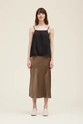 Kemar Satin Slip Skirt
