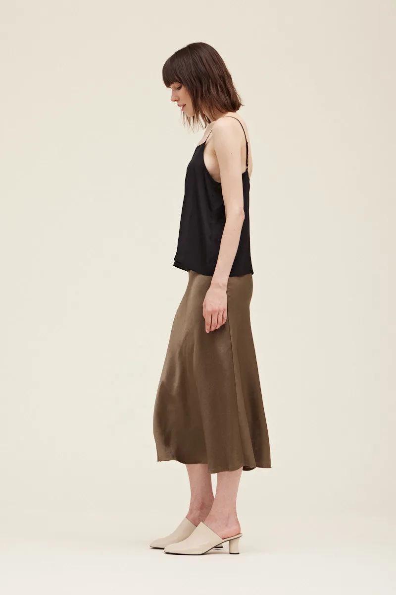 Kemar Satin Slip Skirt