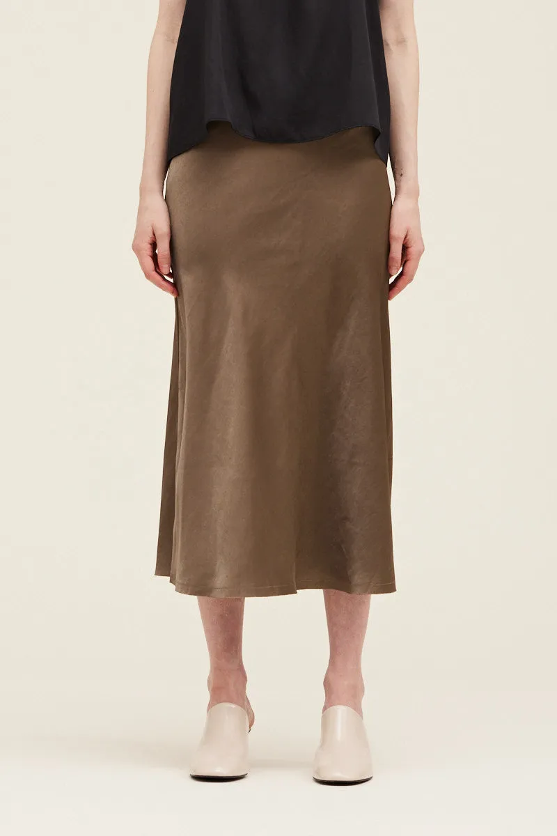 Kemar Satin Slip Skirt