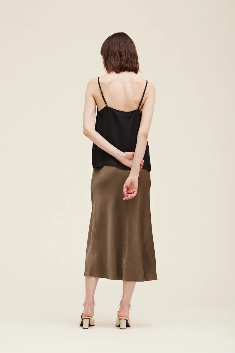 Kemar Satin Slip Skirt