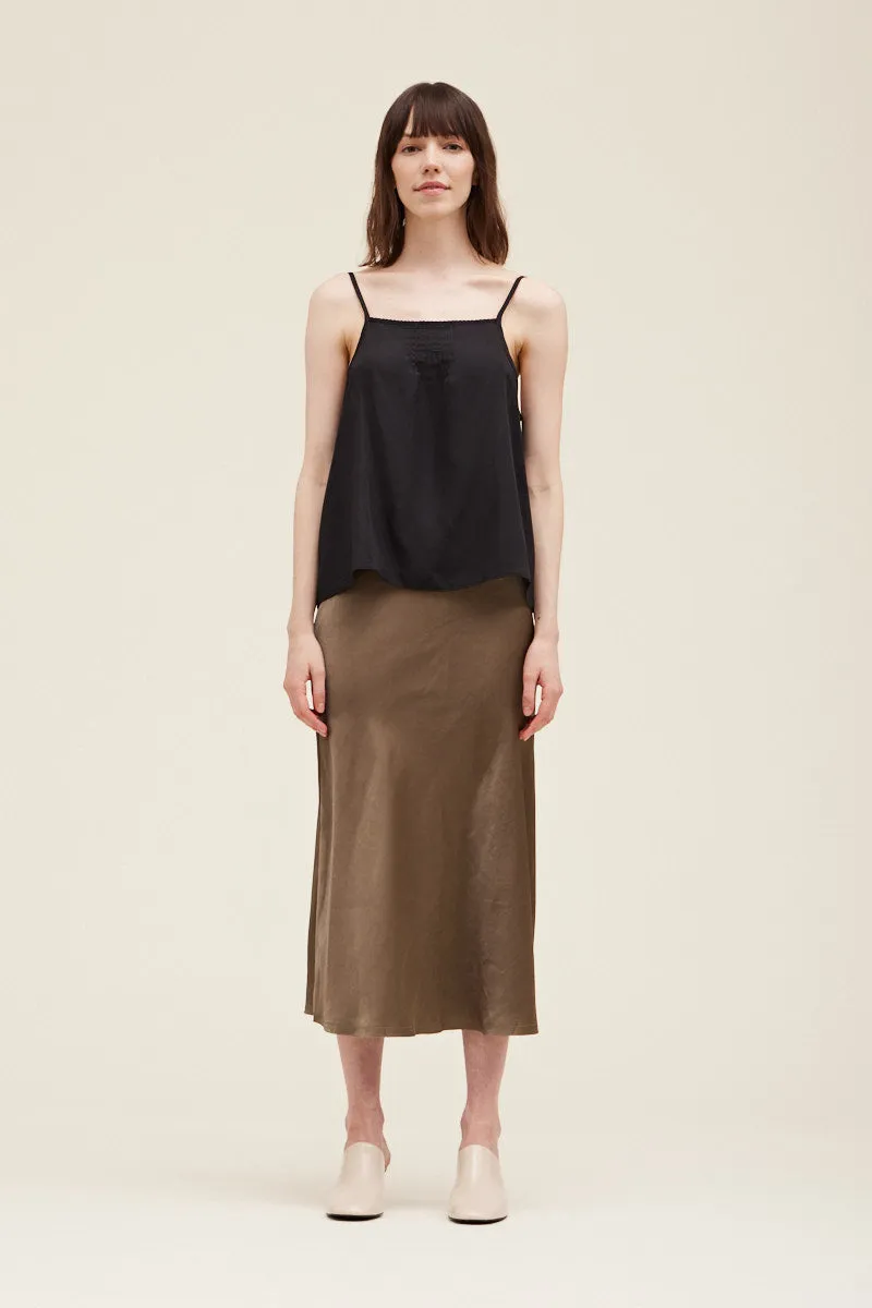 Kemar Satin Slip Skirt