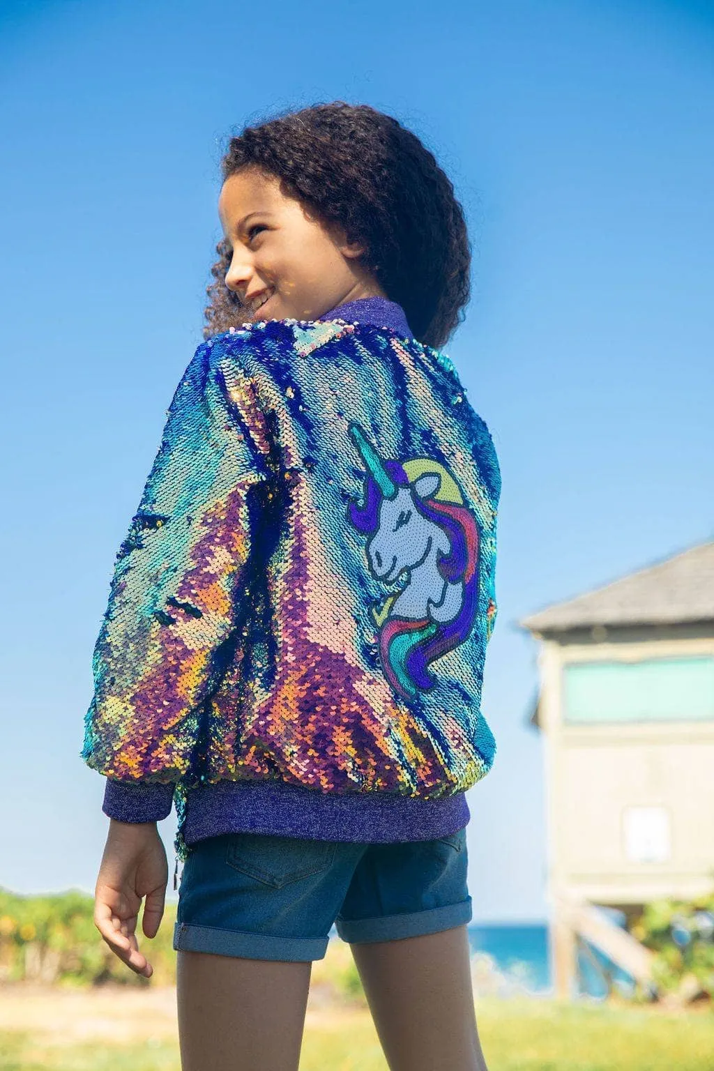 Magic Shimmer Unicorn Bomber