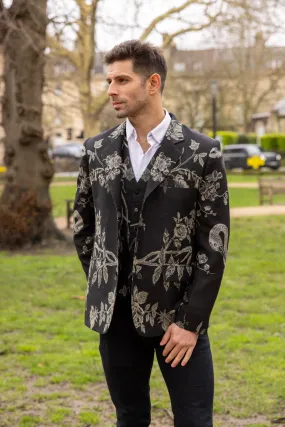 Mens Blazer in Ebony