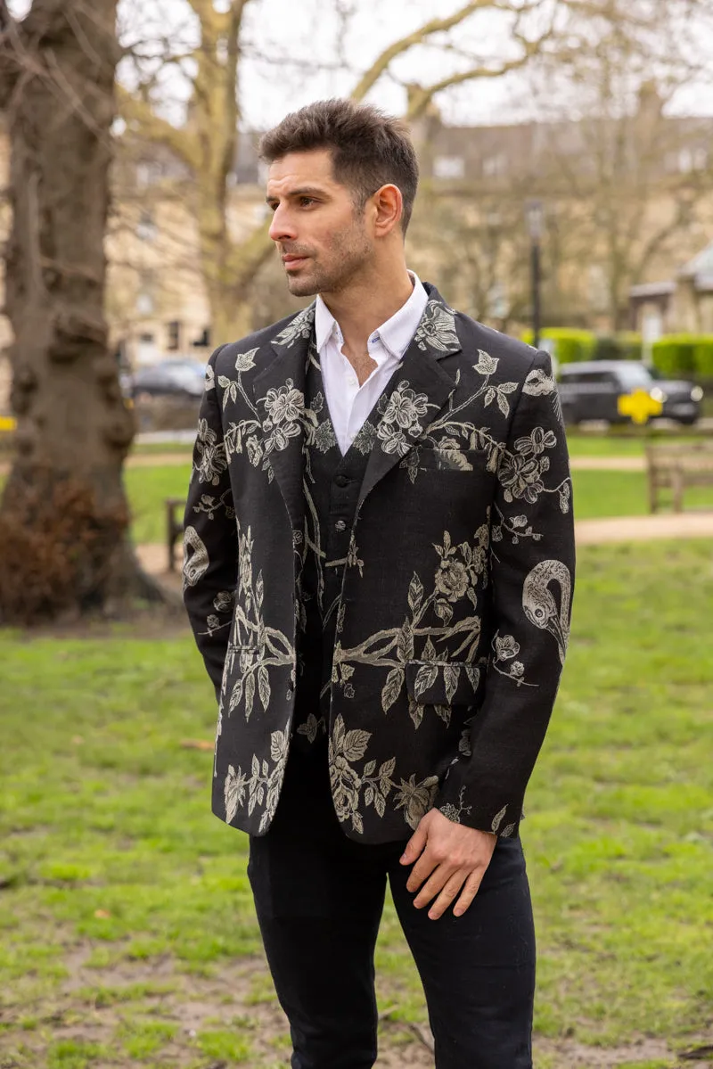 Mens Blazer in Ebony
