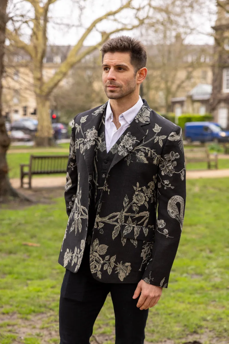 Mens Blazer in Ebony