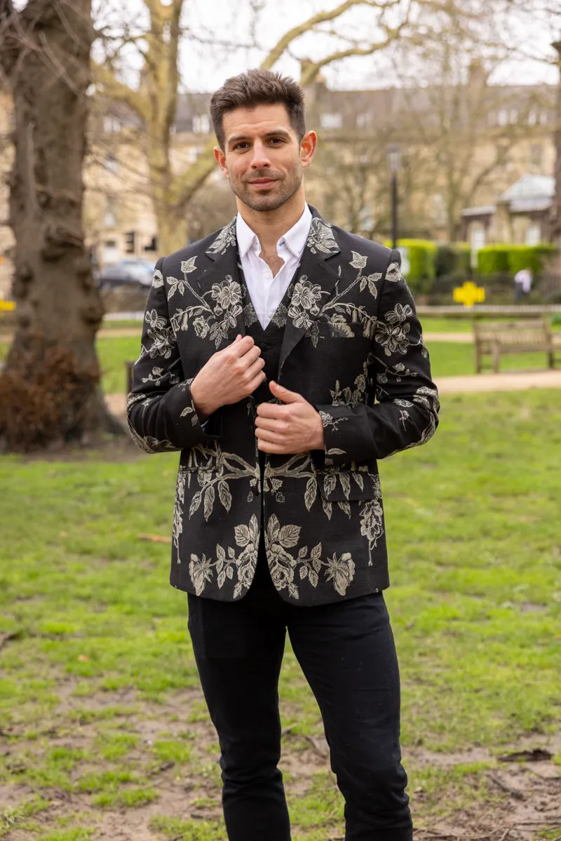 Mens Blazer in Ebony