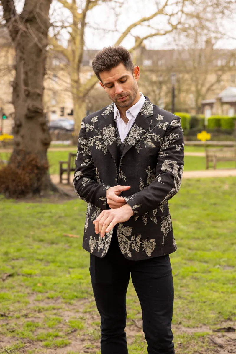 Mens Blazer in Ebony