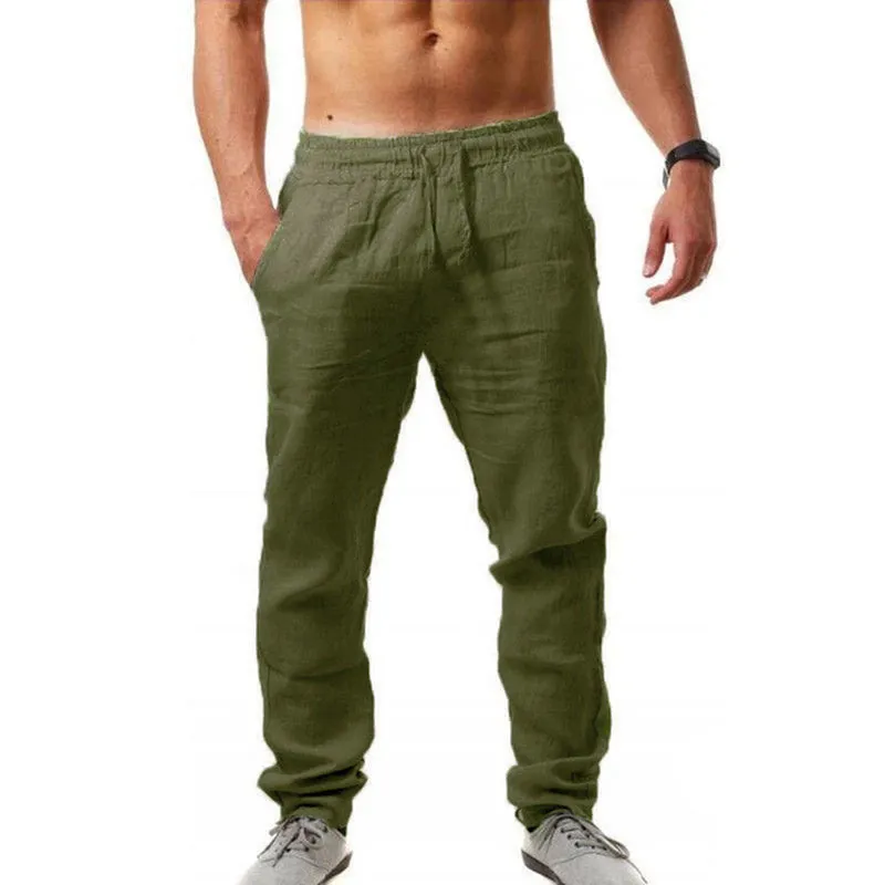 Men's Cotton Linen Summer Shorts