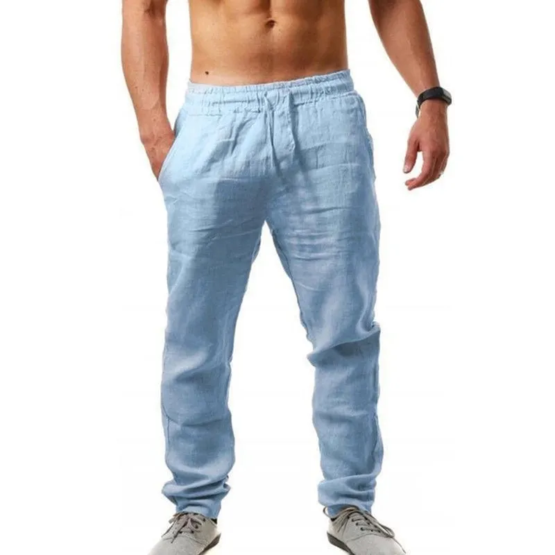 Men's Cotton Linen Summer Shorts