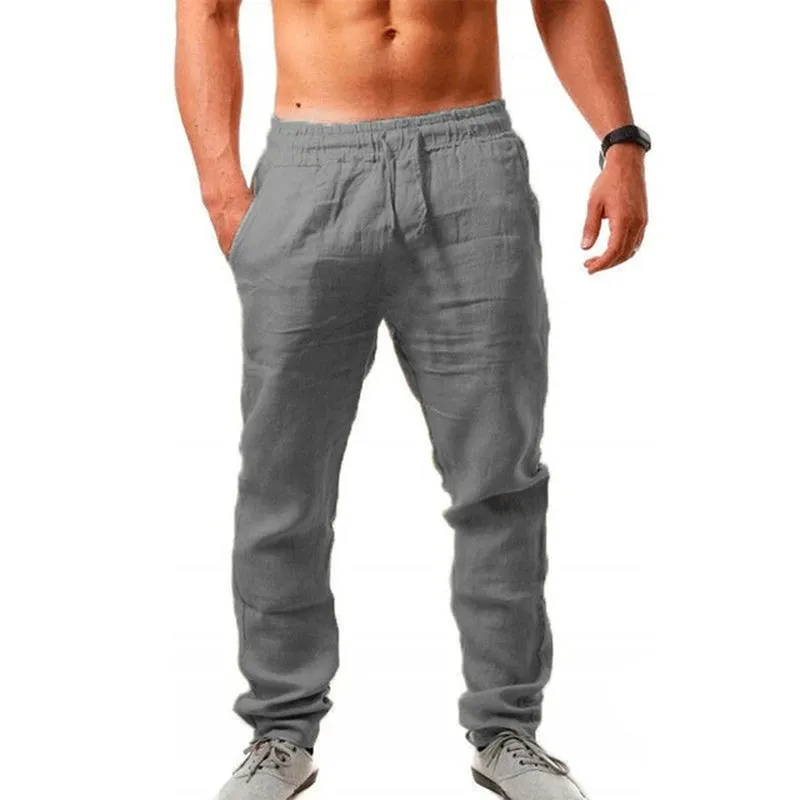 Men's Cotton Linen Summer Shorts