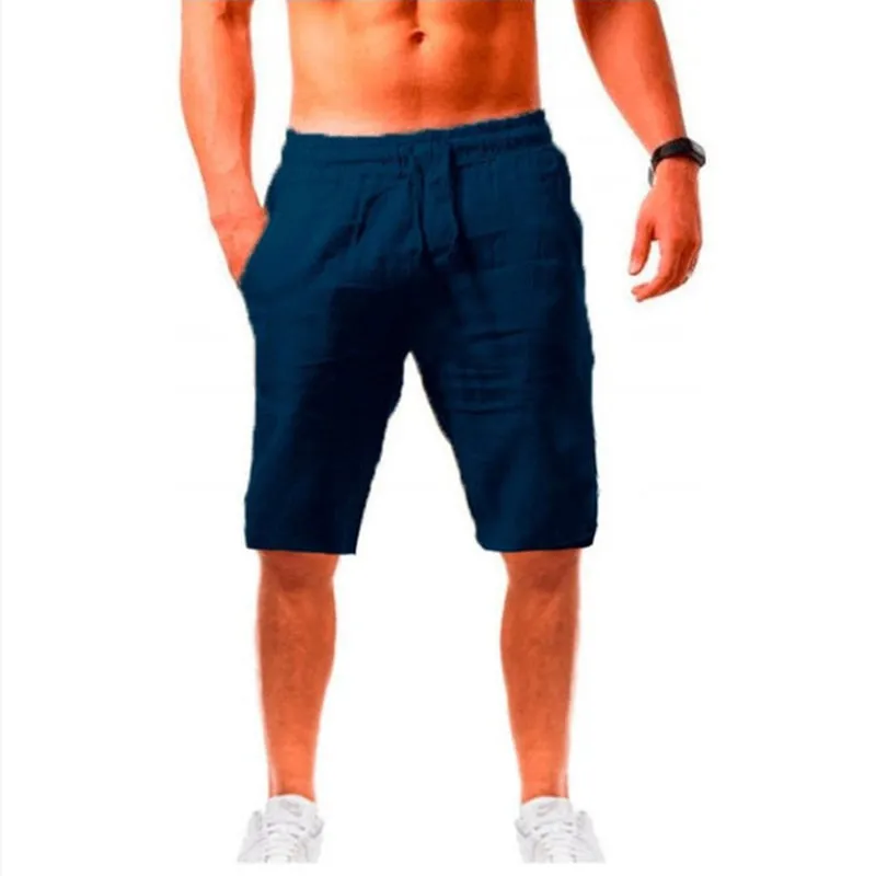 Men's Cotton Linen Summer Shorts