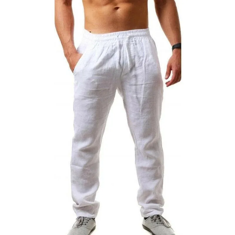 Men's Cotton Linen Summer Shorts