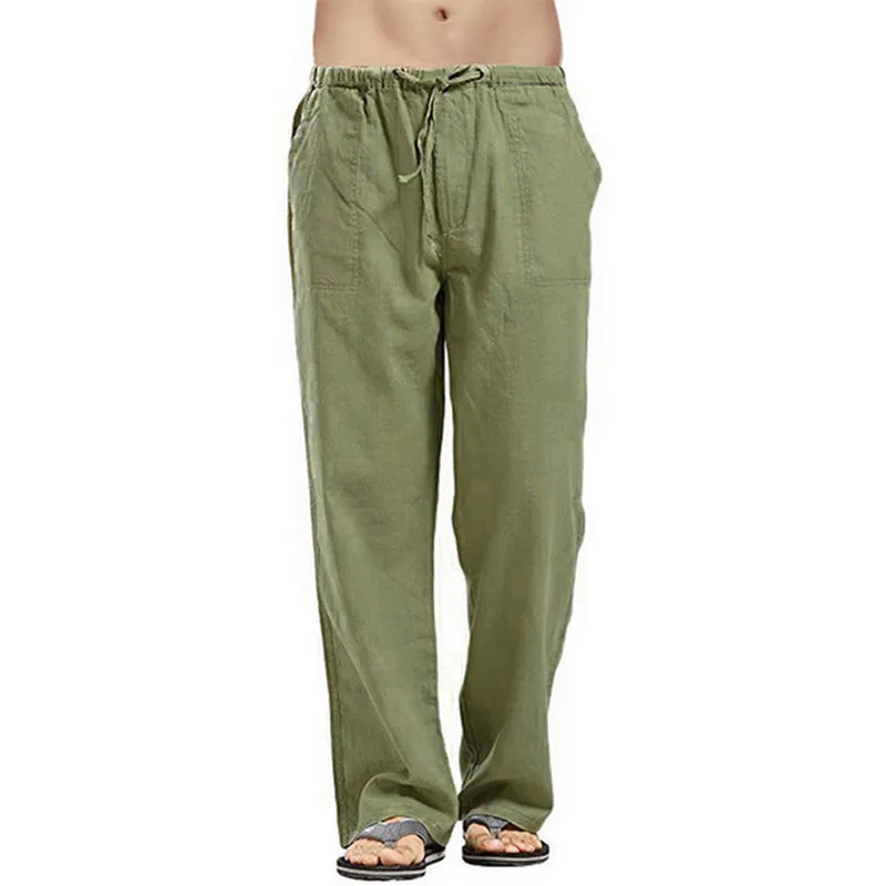 Men's Cotton Linen Summer Shorts