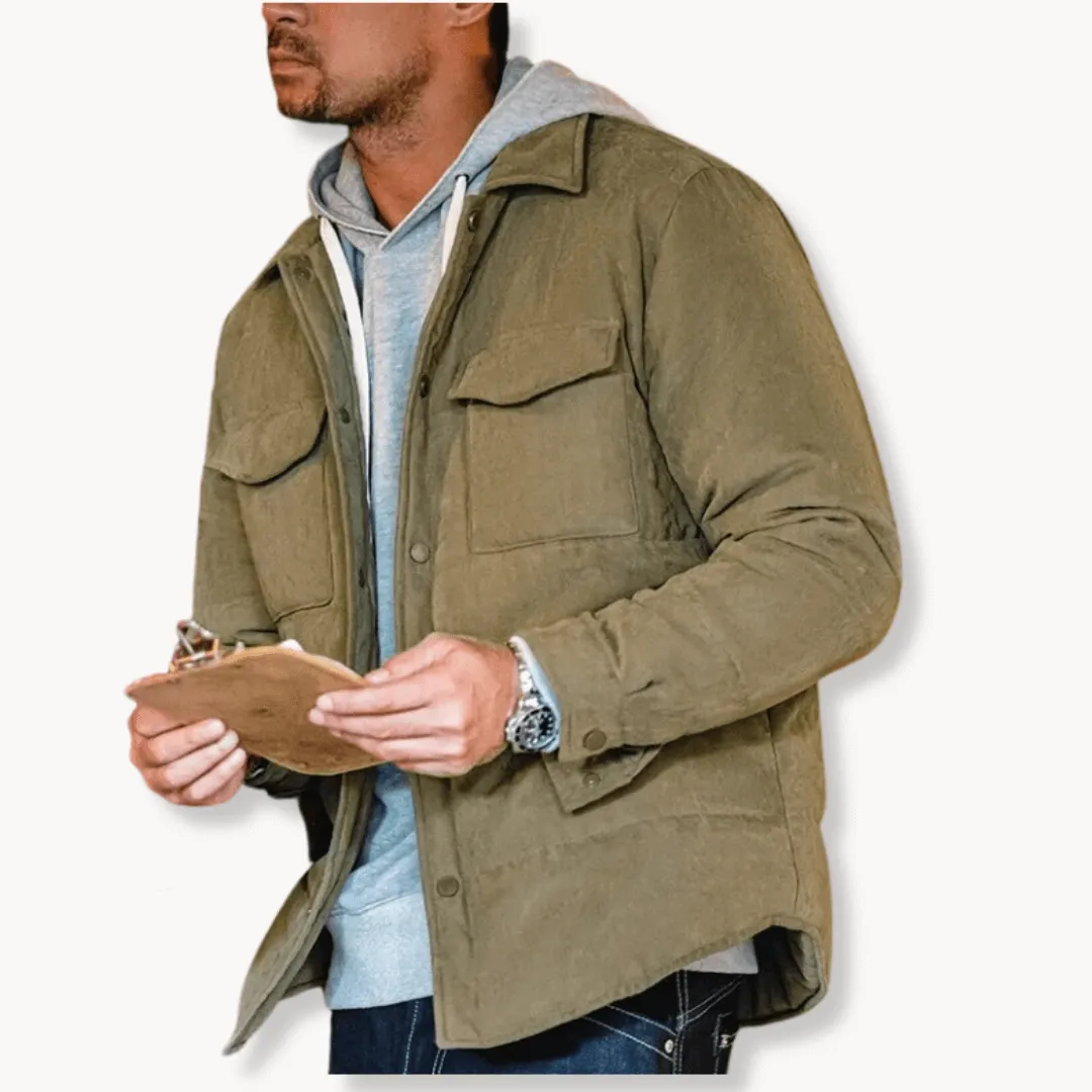 Men's Padded Winter Parka Jacket