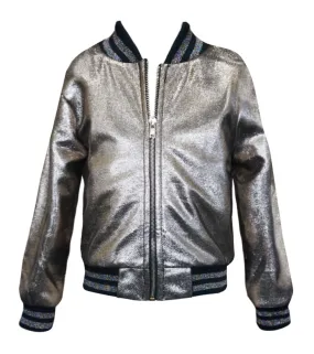Metallic Bomber Jacket (A29276)