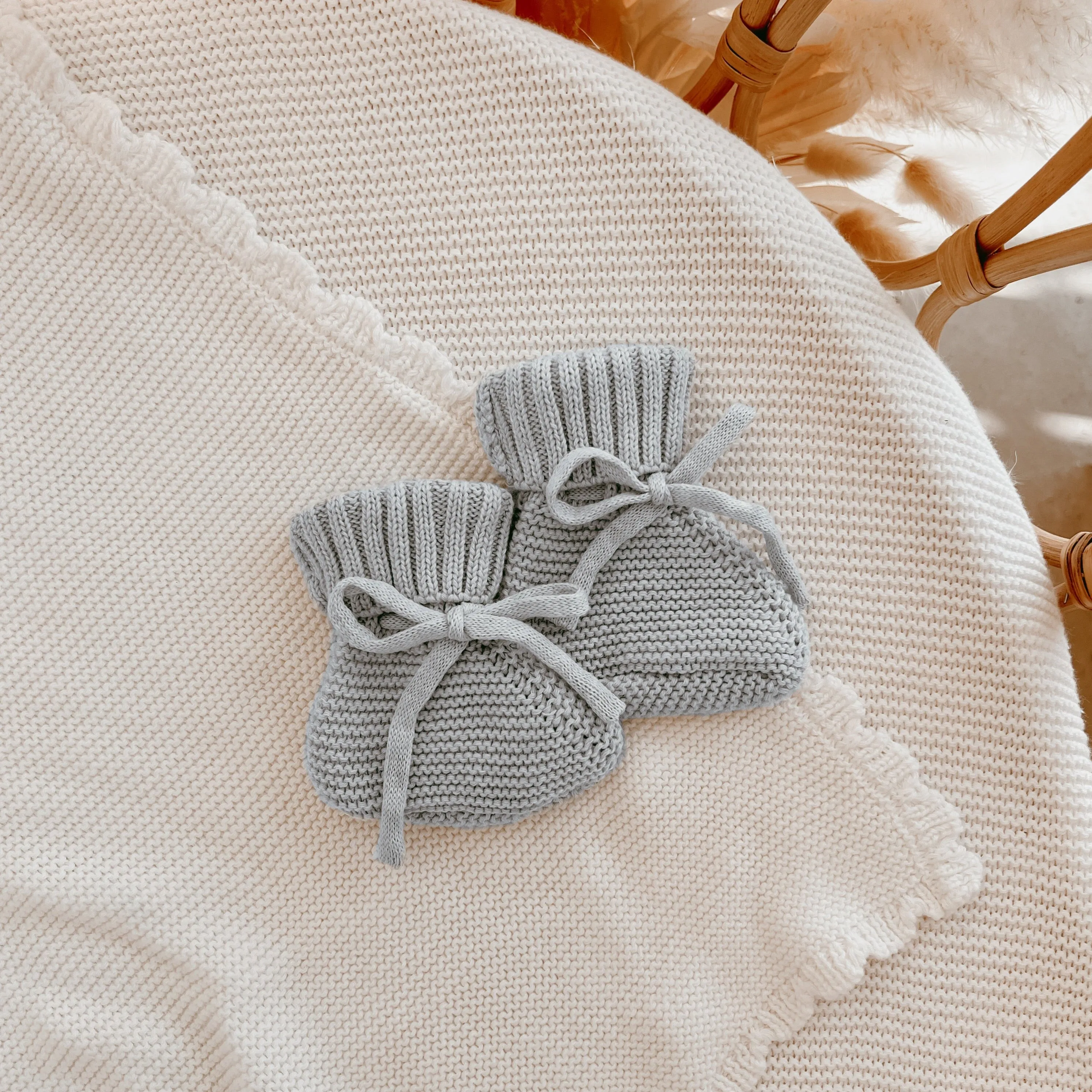 Mini Knit Booties - Newborn-6M