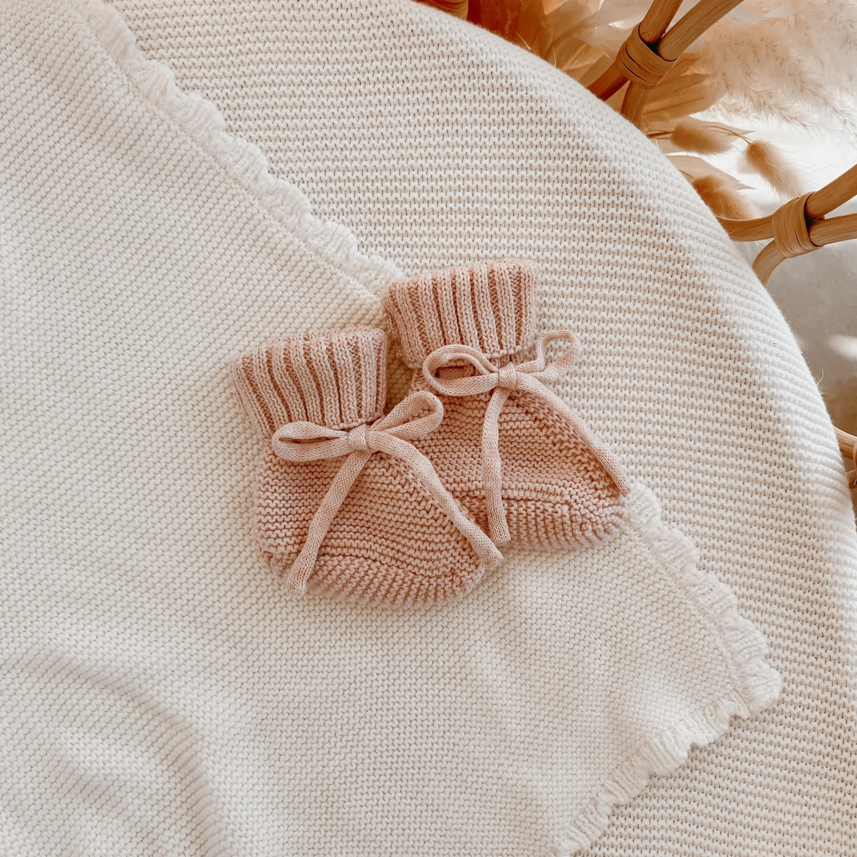 Mini Knit Booties - Newborn-6M