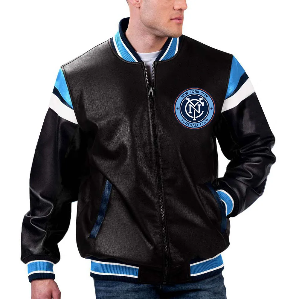 MLS New York City FC Leather Jacket
