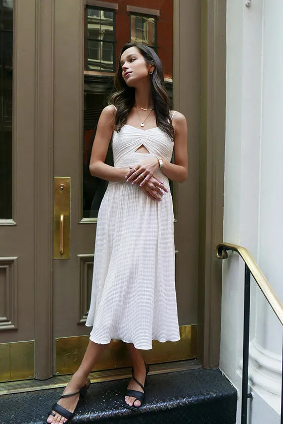 Monique Lhuillier - Knit Midi Dress - Buttermilk