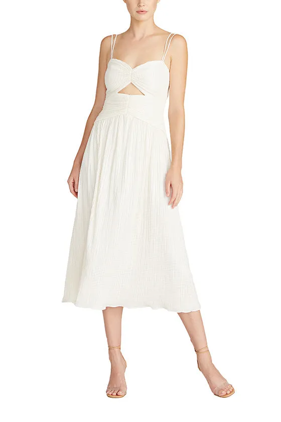 Monique Lhuillier - Knit Midi Dress - Buttermilk