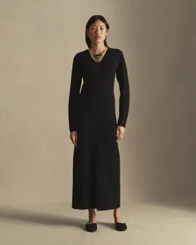 Natalie Milano Knit Dress - Black
