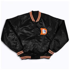 NFL 80’s Denver Broncos Black Bomber Jacket