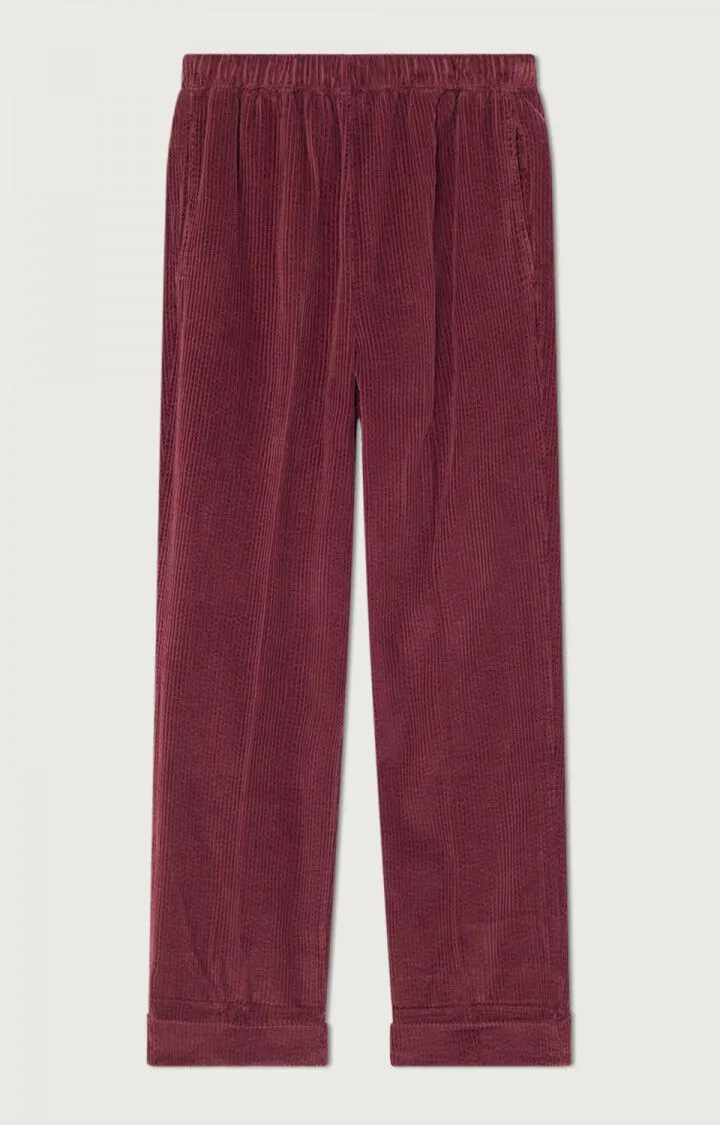 Padow Womens Trousers - Wine Lies