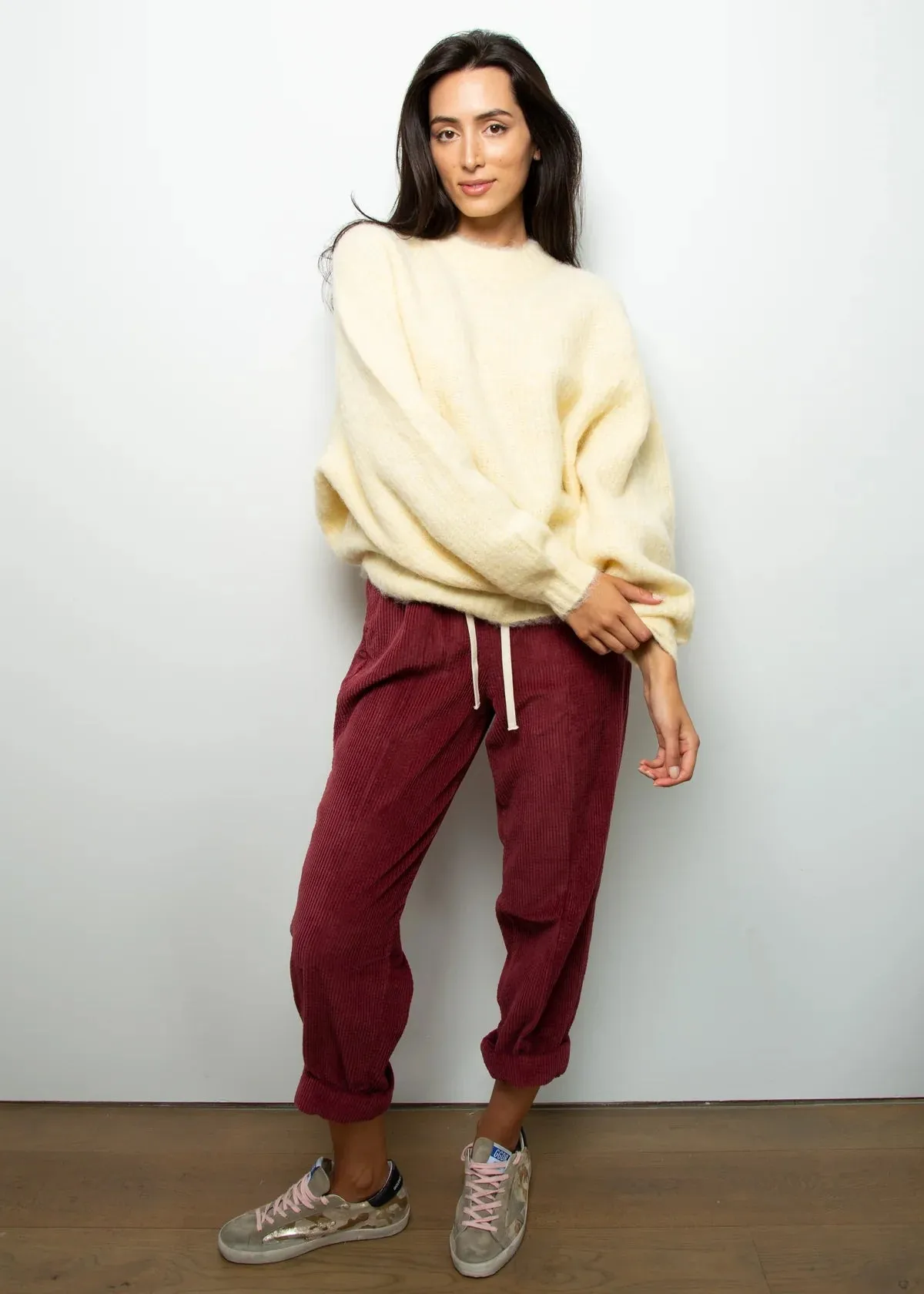Padow Womens Trousers - Wine Lies