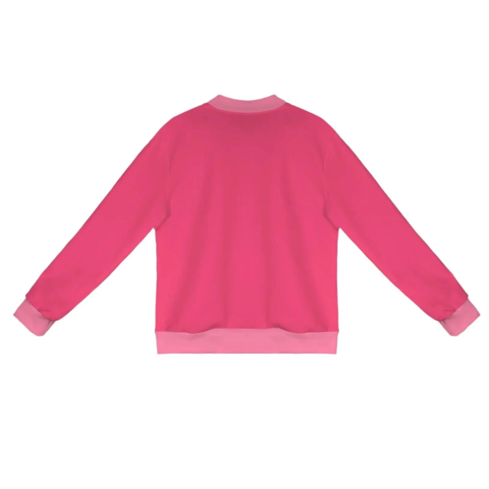 Perl Red Casual Lightweight Bomber Jacket