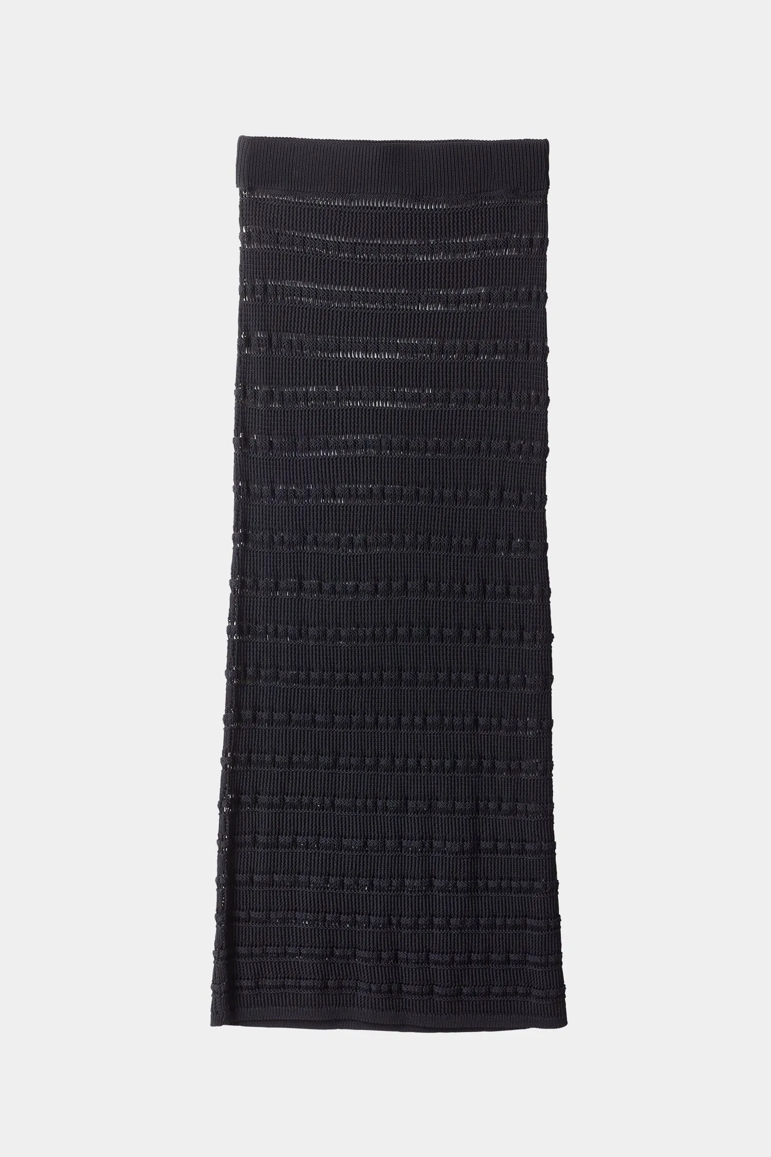 PERLA CROCHET SKIRT - BLACK