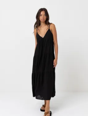 Rhythm Classic Tiered Midi Dress