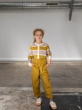 Simone Trousers - Yellow Moss