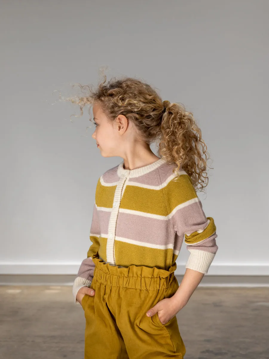 Simone Trousers - Yellow Moss