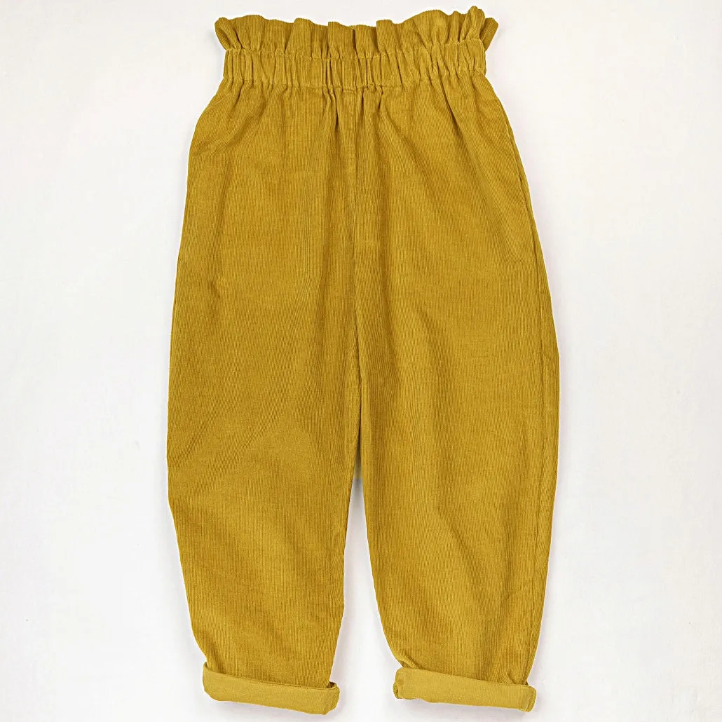 Simone Trousers - Yellow Moss