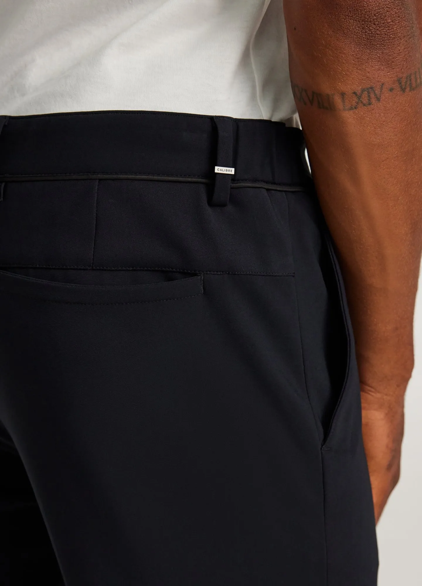 Slim Fit Knit Pants Navy Dark