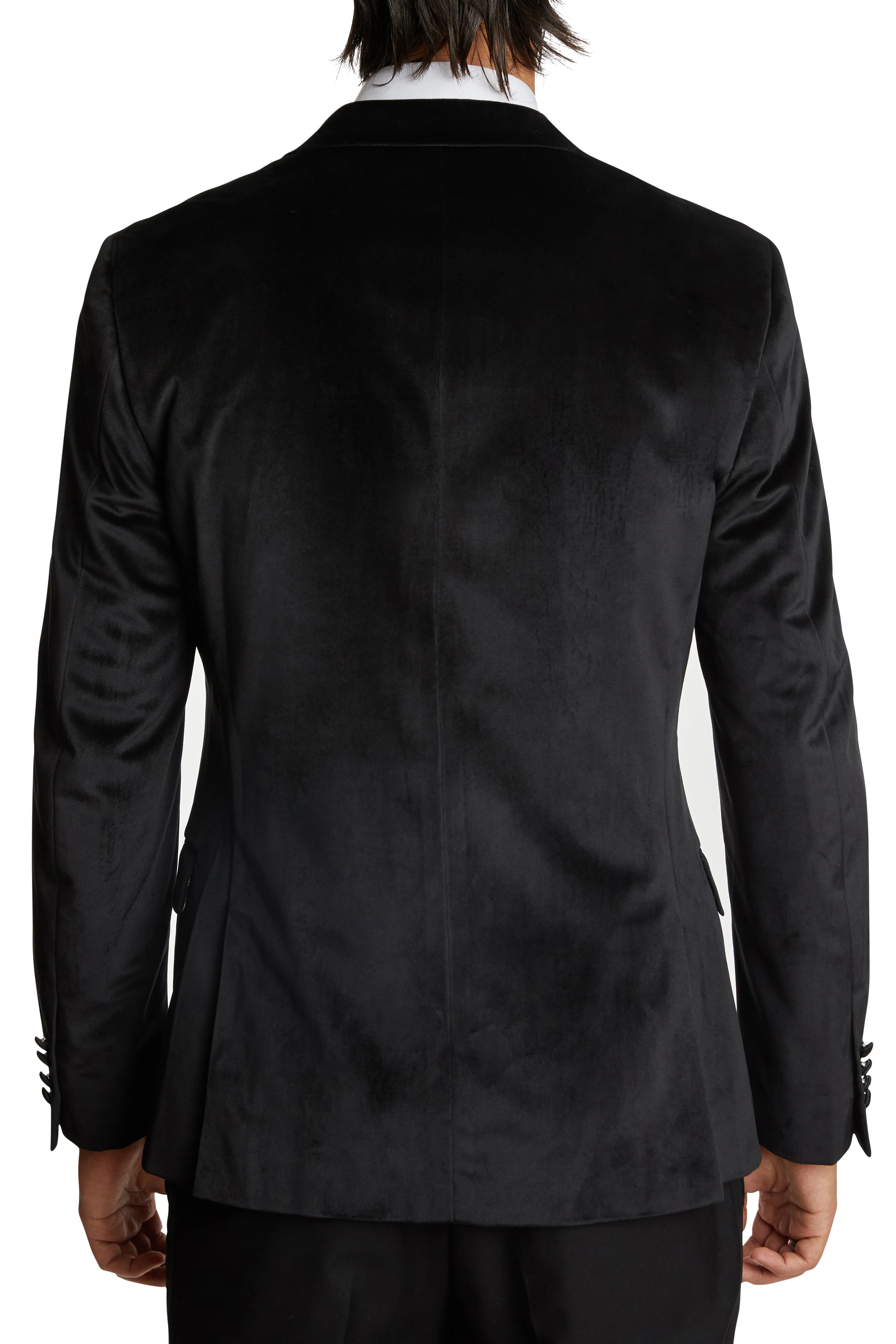 Soho Peak DB Tux Jacket - slim - Pitch Black Velvet