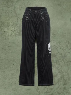 Striped Print Pants