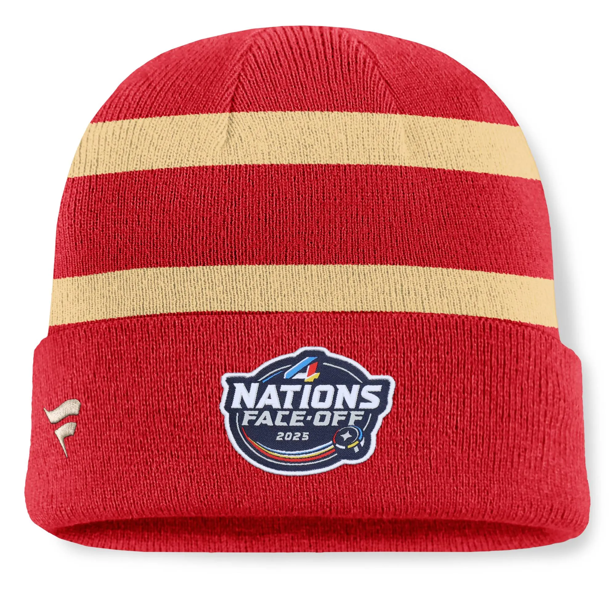Team Canada 2025 4 Nations Face-Off Fanatics Red Cuffed Toque/Beanie