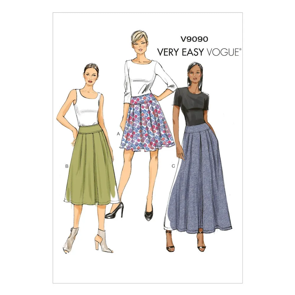 Voguepattern V9090 Misses' Skirt