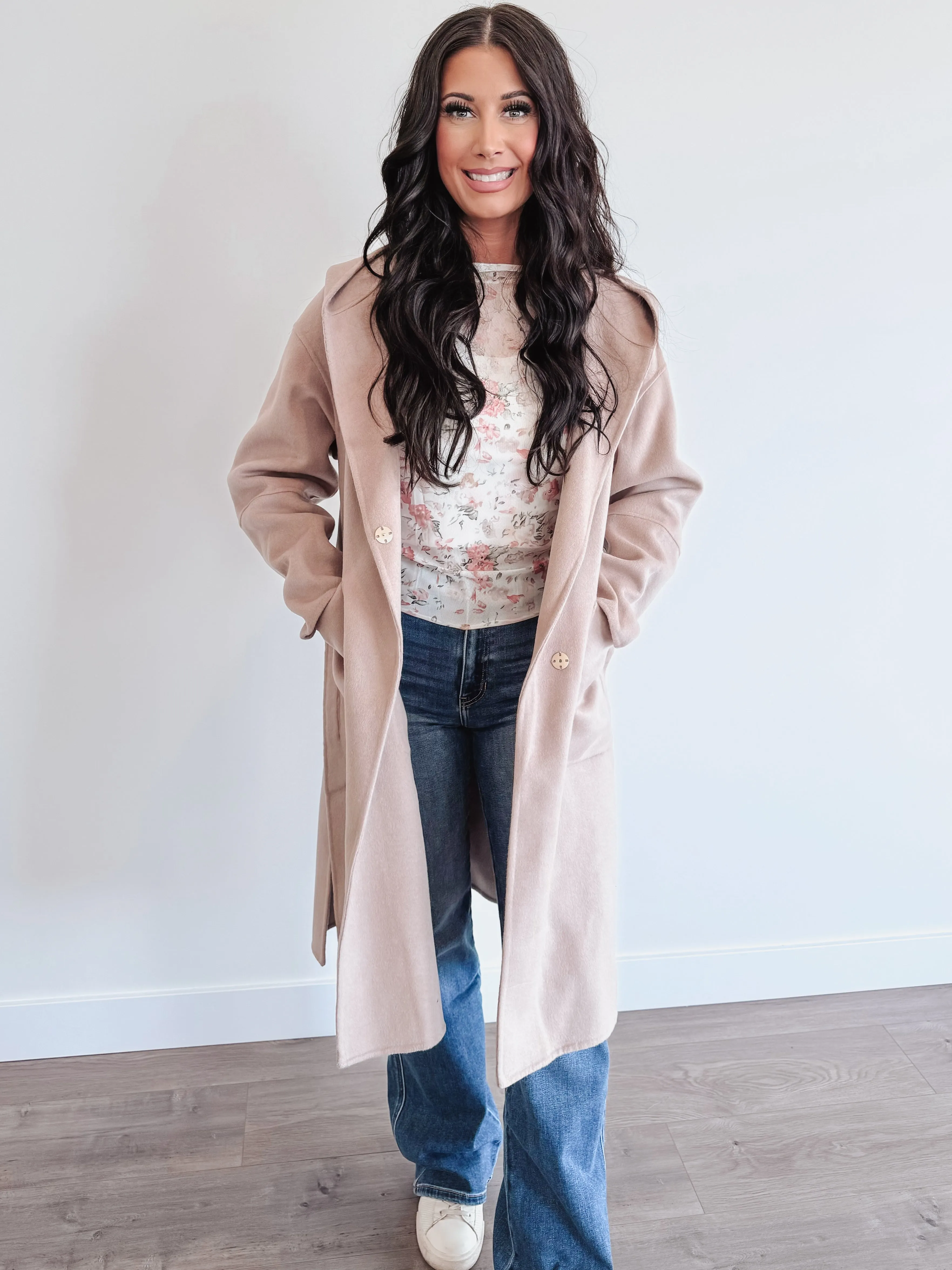 Walk This Way Oversized Coat