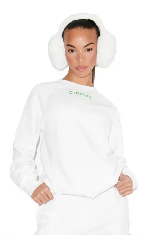 White Crewneck Jumper