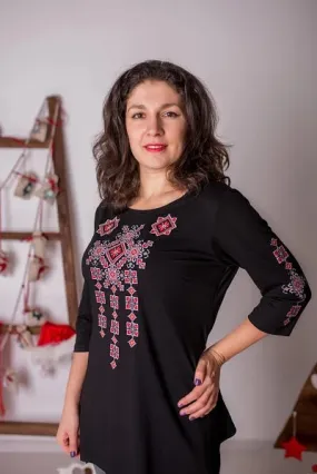 Women’s Tunic “Pysanka”-Red