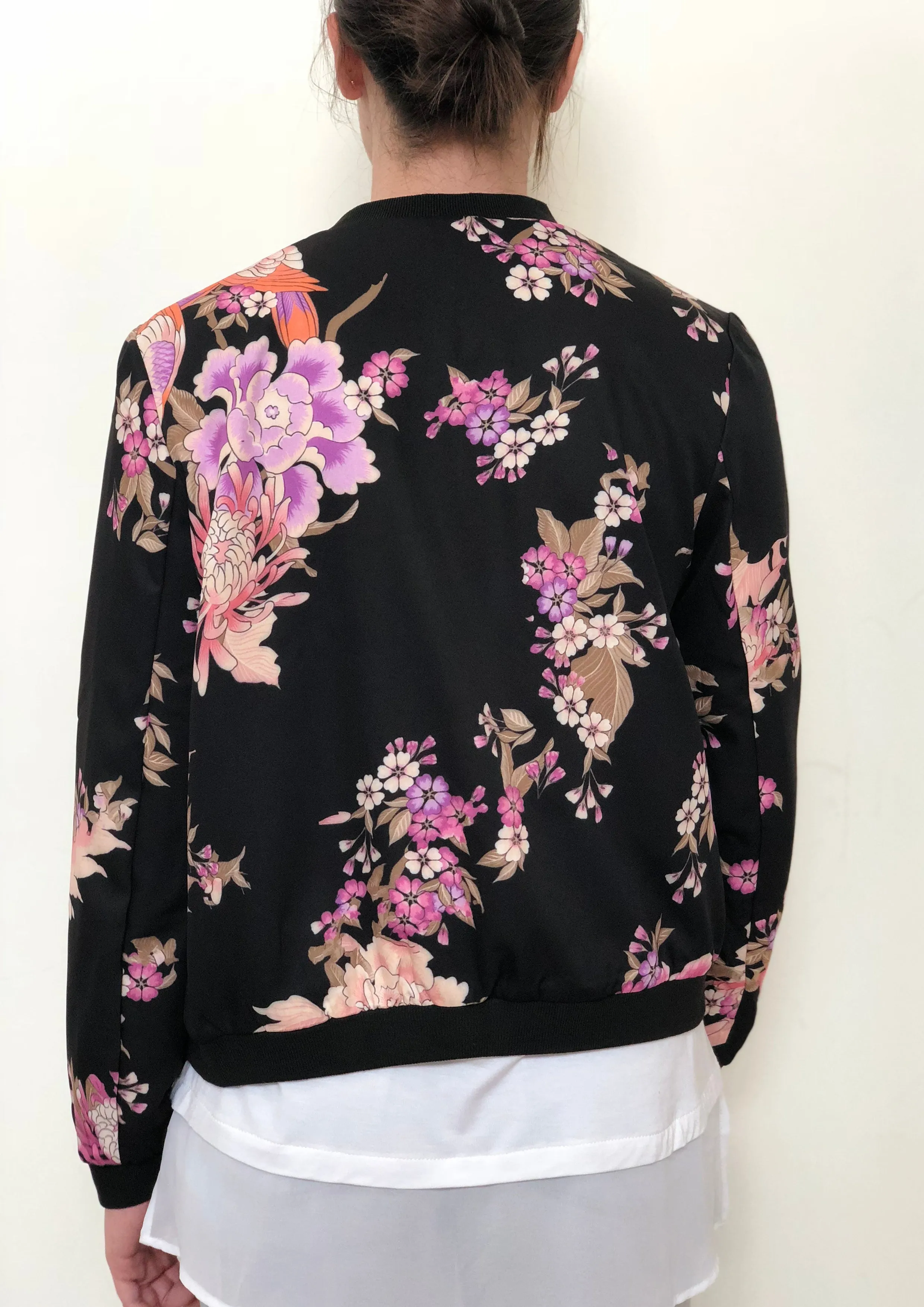 WV036-6SS Oriental Floral Bomber Jacket (Pack)