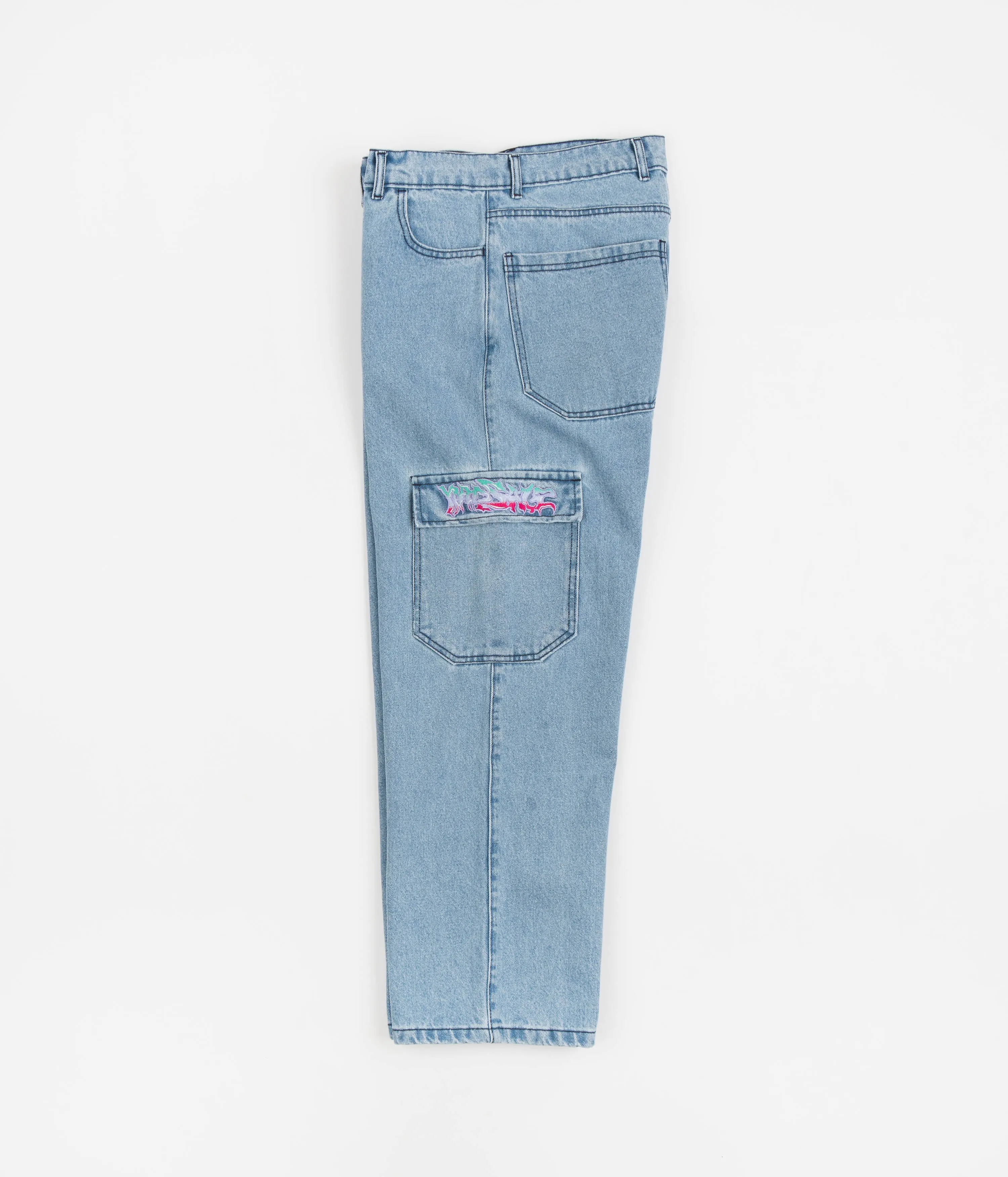Yardsale Dreamscape Denim Cargo Pants - Denim